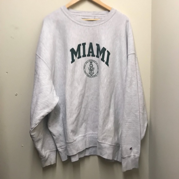 miami university champion sweatshirt